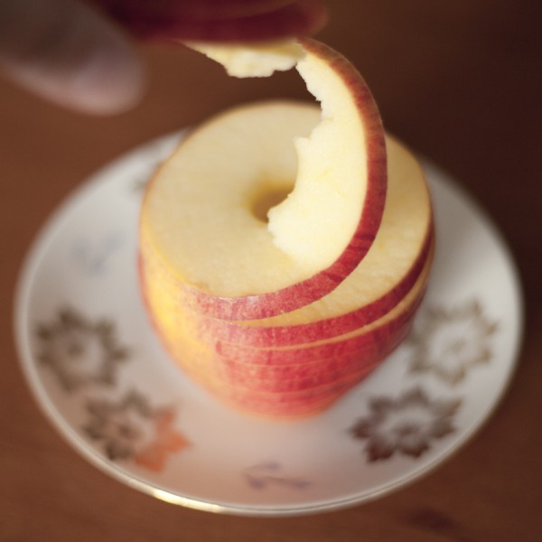 geschnittener Apfel